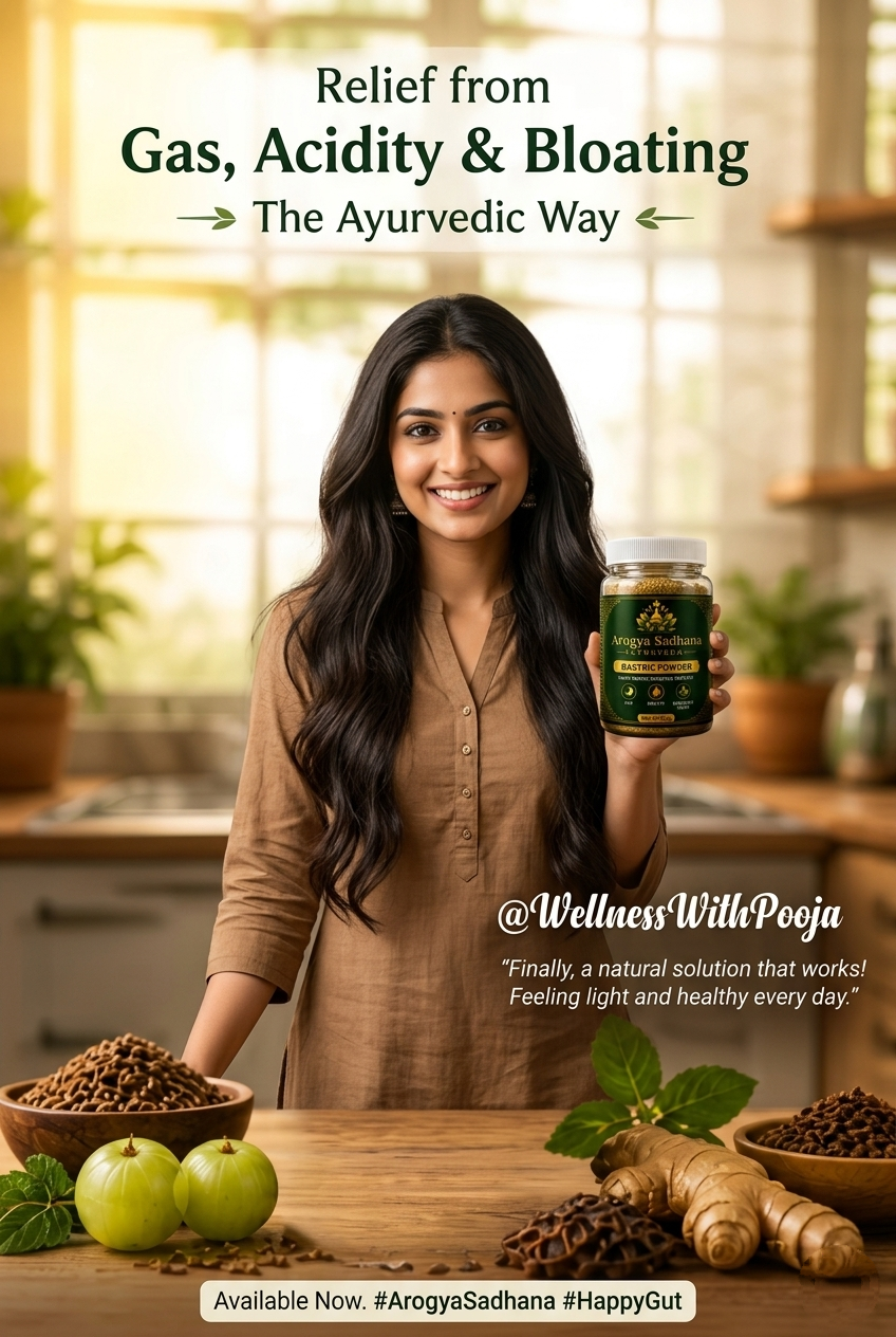 AROGYA SADHANA GASTRIC POWDER 20DAYS CHALLENGE